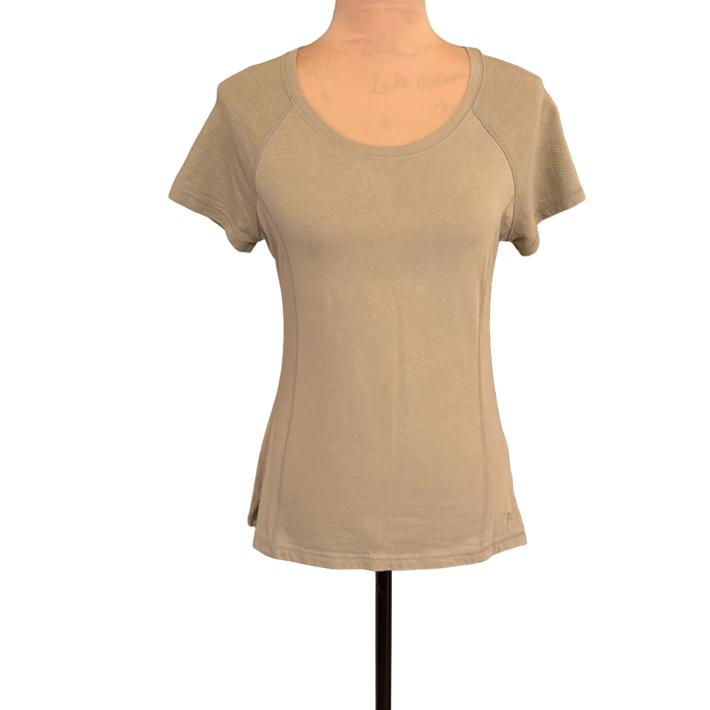 Danskin Now Actuve Tan Short Sleeve T-Shirt size M